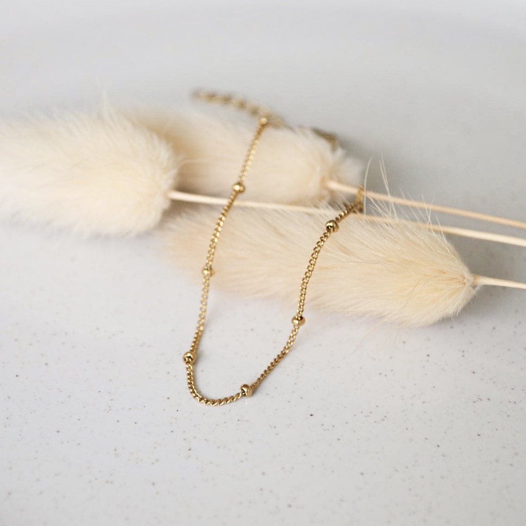 Ankerarmband mit Kugeln – Bild 3