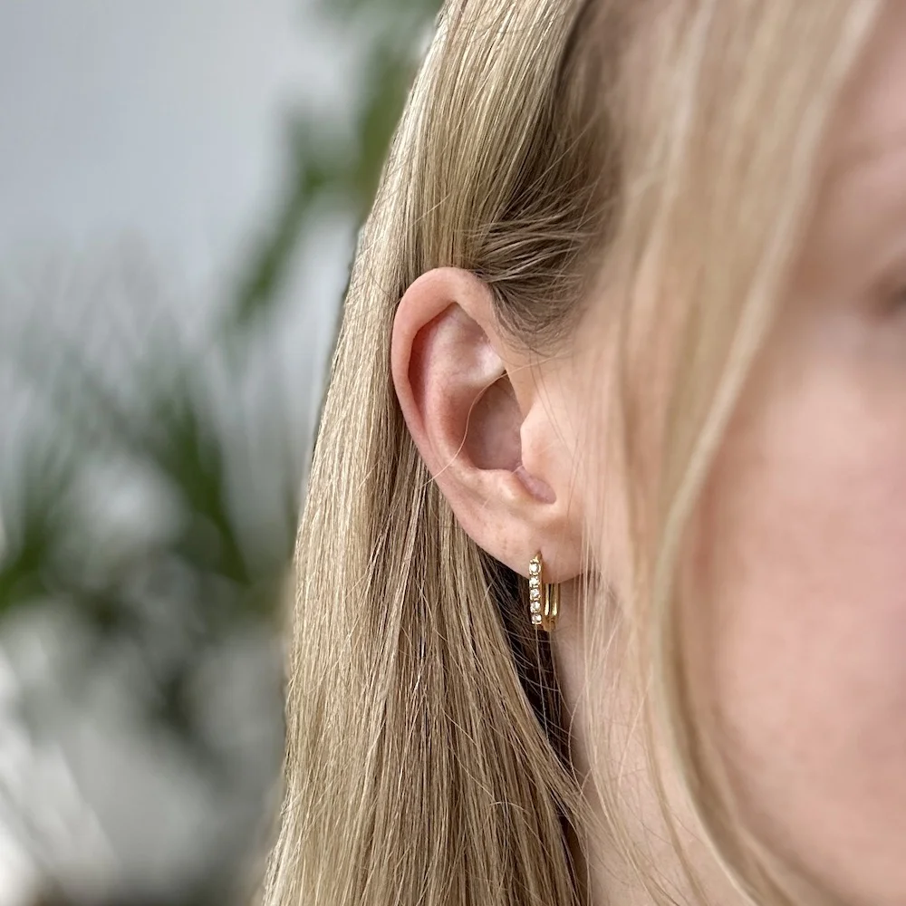 Fine Square Ohrringe – Bild 4