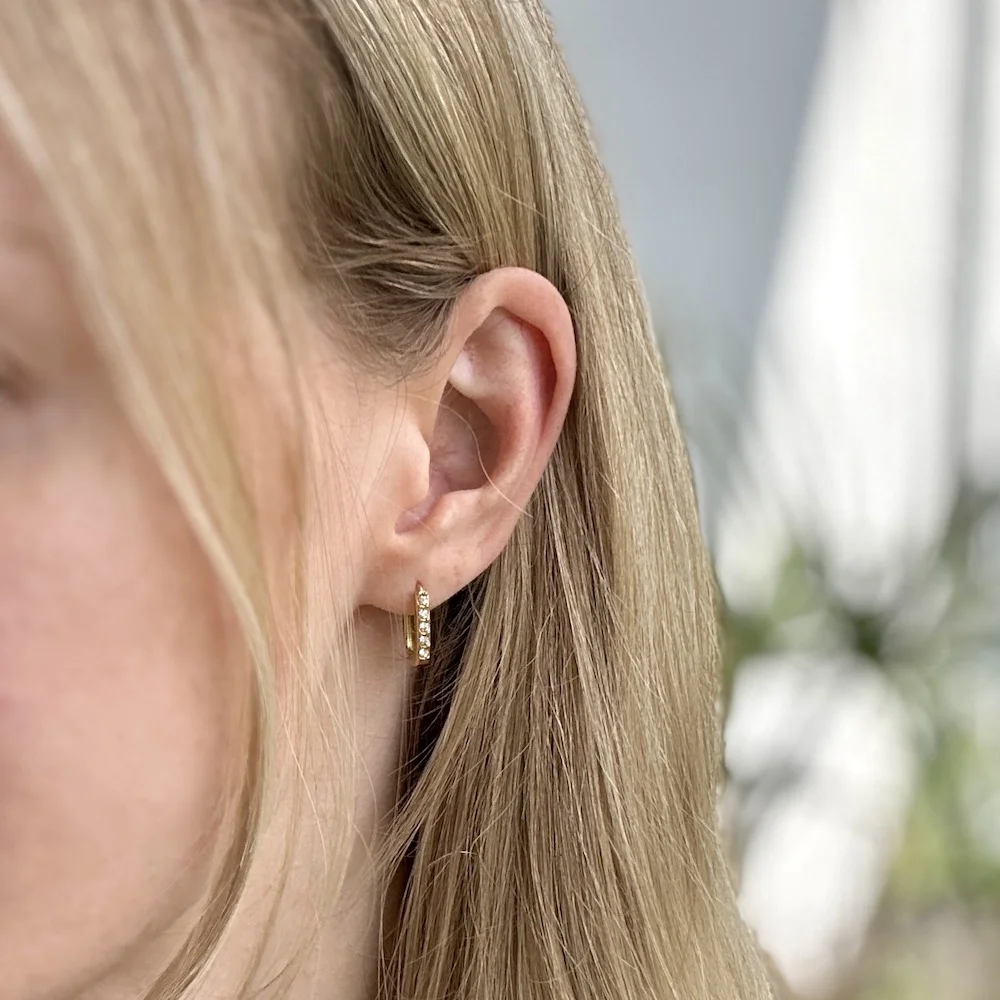 Fine Square Ohrringe – Bild 2