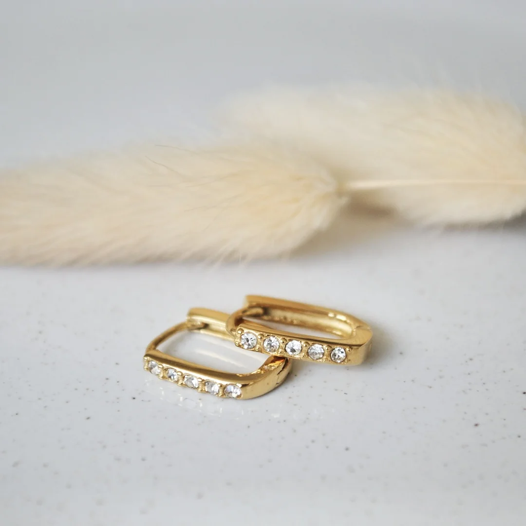 Fine Square Ohrringe – Bild 3