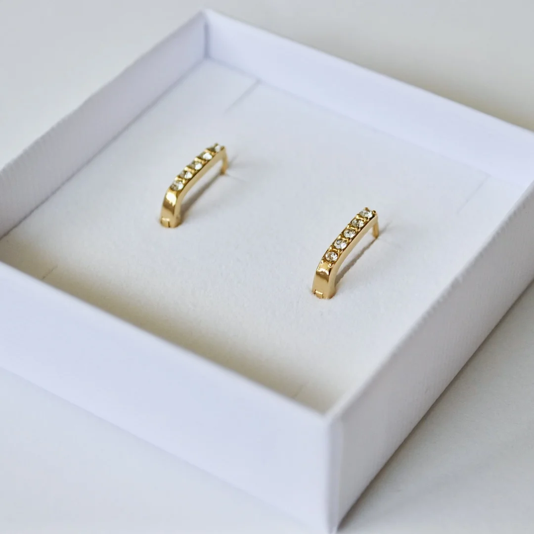 Fine Square Ohrringe – Bild 5