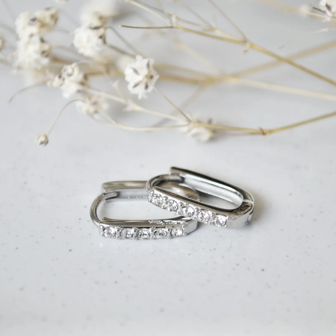 Fine Square Ohrringe – Bild 6