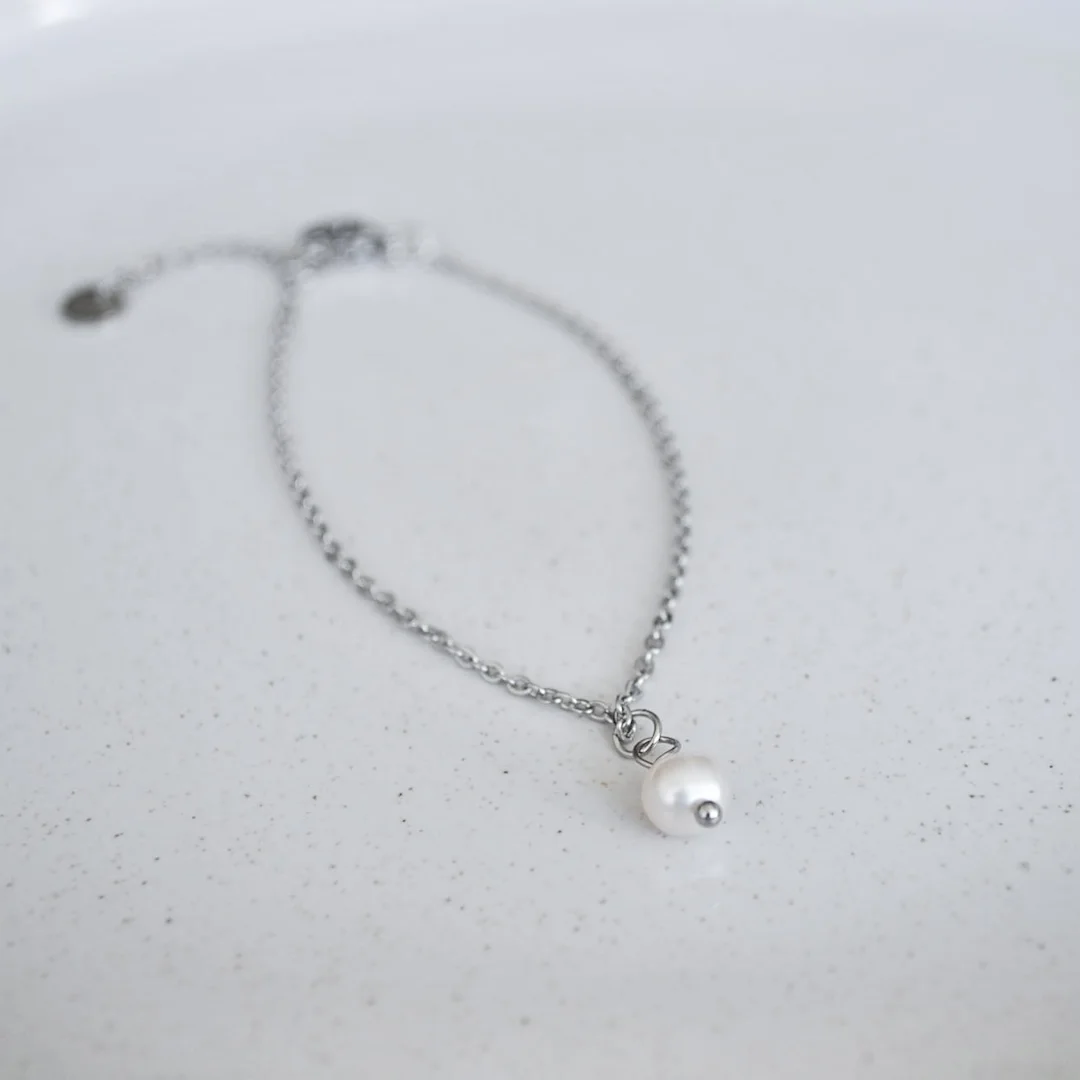 Single Pearl Armband – Bild 5