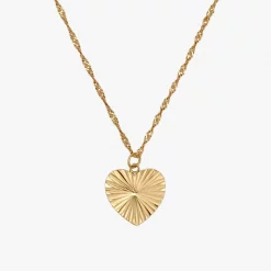 Vanishing Point Heart Kette