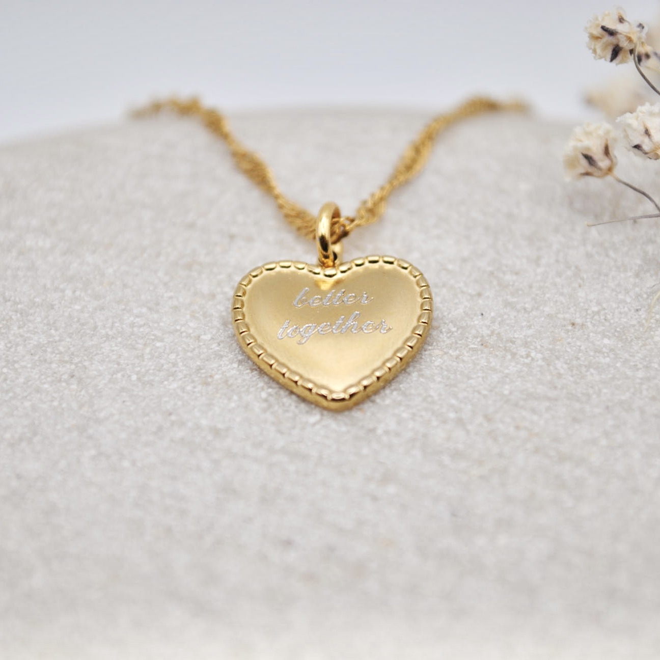 Gravur Herz Kette – Bild 3