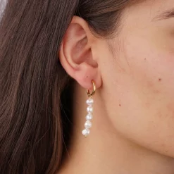 Alternative view of Pearl Bar Ohrringe