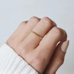 Alternative view of Thin Braid Ring