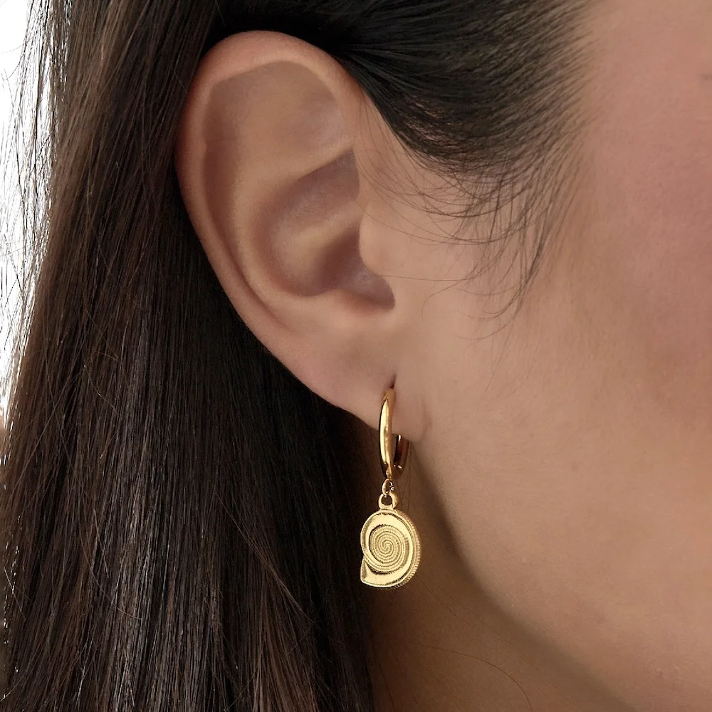 Twisted Shell Ohrringe – Bild 2